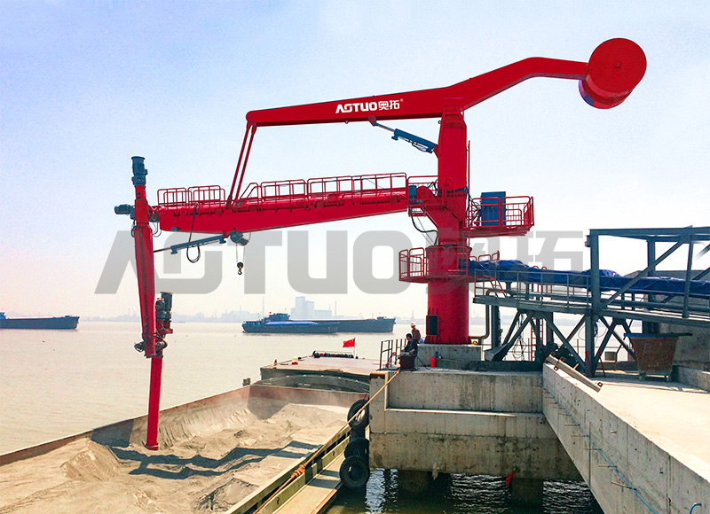 Scaricatore di navi a vite fisso 600-15000 DWT 100-500 t / h